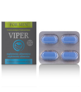 VIPER STIMULANT CAPSULES FOR MEN 4 CAPS - notaboo.es