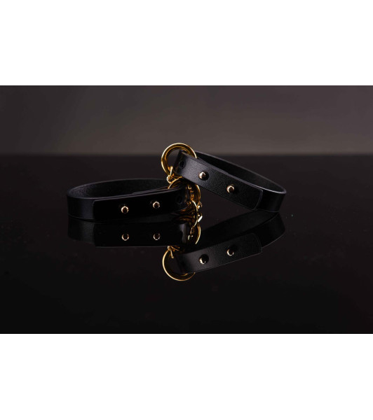Leather Thin UPKO Bracelets Black - 5 - notaboo.es