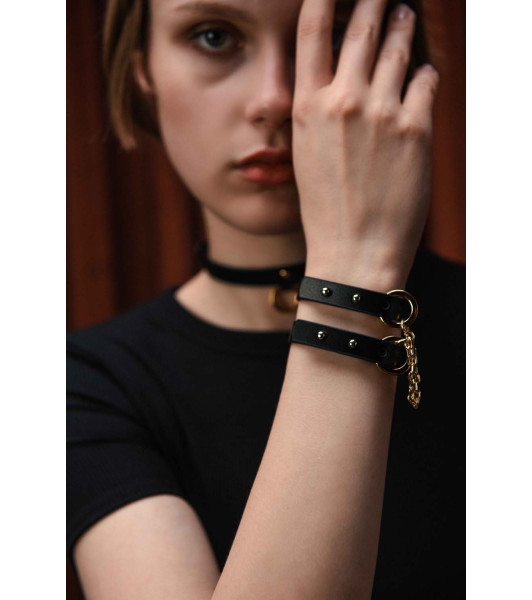 Leather Thin UPKO Bracelets Black - 10 - notaboo.es