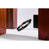 Luxury Italian Leather UPKO Thin Choker - Black - 6 - notaboo.es