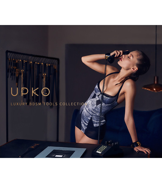 Luxury Italian Leather UPKO Thin Choker - Black - 10 - notaboo.es