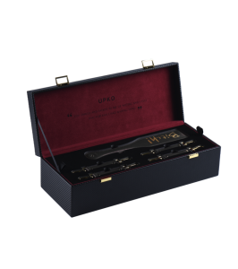 Luxury Italian Leather UPKO Bondage Tools Set with Case - Black - notaboo.es