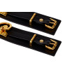 Luxury Italian Leather Ankle Cuffs UPKO - 3 - notaboo.es