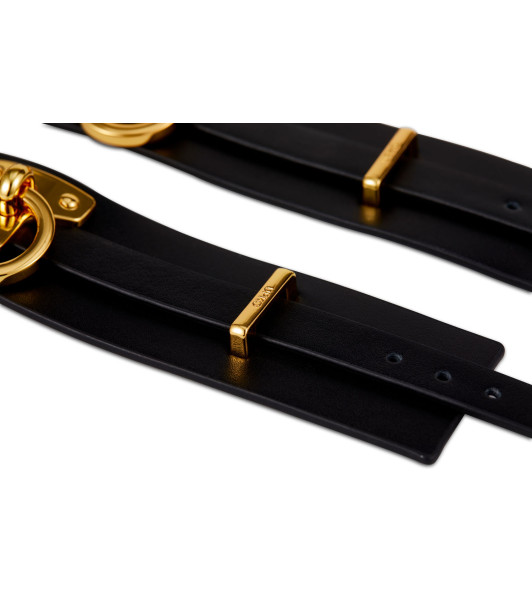 Luxury Italian Leather Ankle Cuffs UPKO - 4 - notaboo.es