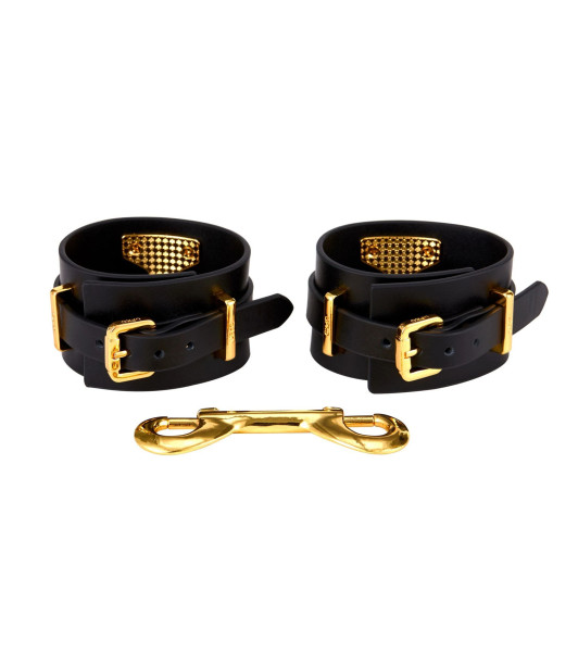 Luxury Italian Leather Ankle Cuffs UPKO - 1 - notaboo.es