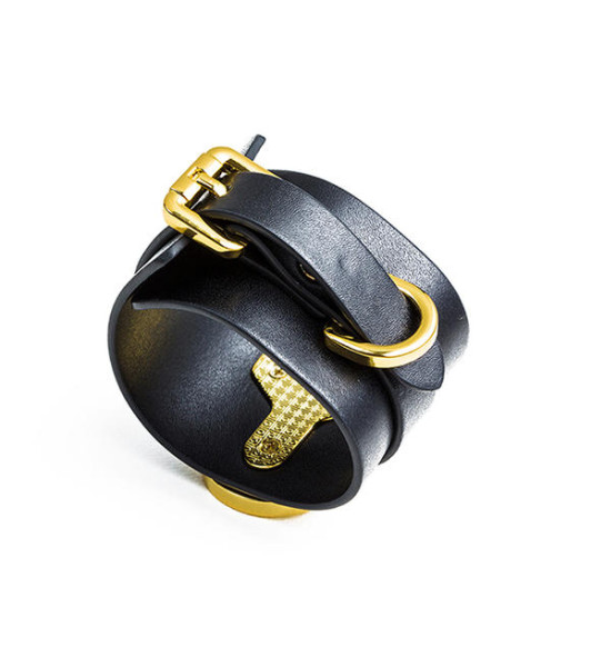 Luxury Italian Leather Handcuffs UPKO - 3 - notaboo.es