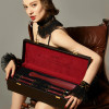 Luxury UPKO Italian Leather Bondage Tools Set with Case - Red  - 17 - notaboo.es