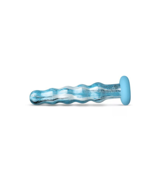 Gildo Ocean Flow Glass Dildo Blue 17 x 4 cm by Easytoys - 1 - notaboo.es