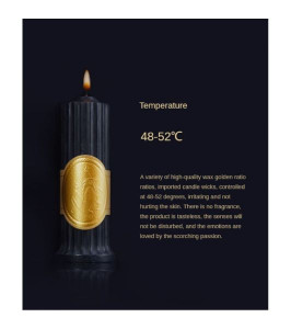 Low temperature candle black 150 g by UPKO - notaboo.es
