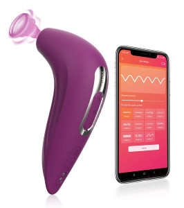 Svakom - Pulse Union App-Controlled Suction Stimulator Violet - notaboo.es