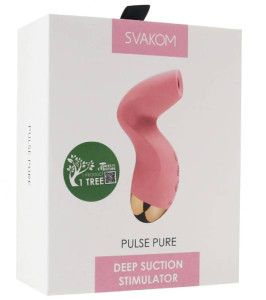 Svakom - Pulse Pure Deep Suction Stimulator Pale Pink - notaboo.es