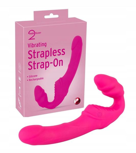 Strap-on strap-on with vibration pink YOU2TOYS - notaboo.es