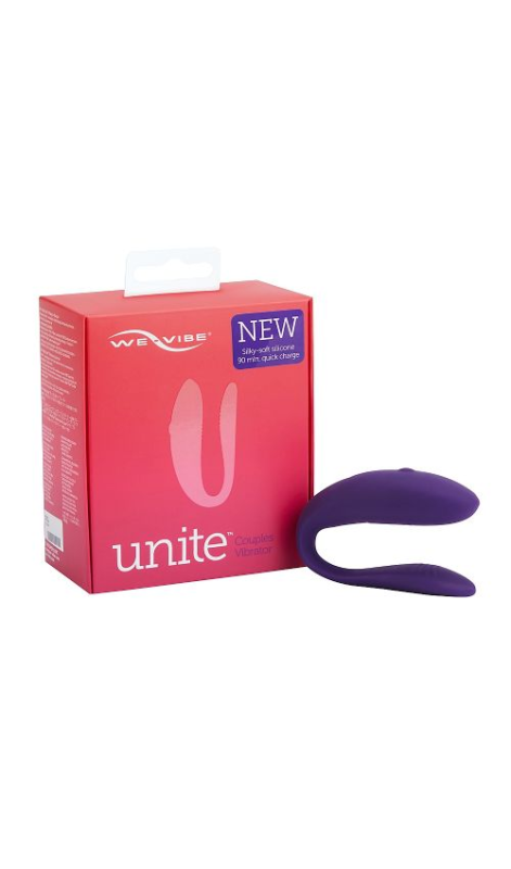 <p>Vibrator for couples WE-VIBE UNITE 2.0, purple, 7.6 x 3.2 cm<br></p>
