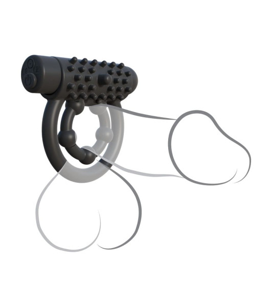 Vibrating Erection Ring Black by Pipedream - 2 - notaboo.es