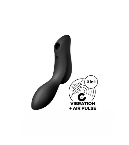 VIBRADOR CURVY TRINITY 2 SATISFYER BLACK - notaboo.es