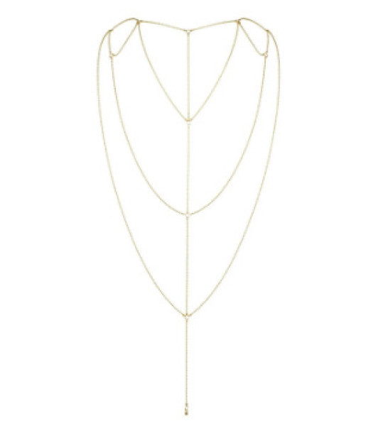Back and Cleavage Chain Magnifique Bijoux Indiscrets, silver, one size - 2 - notaboo.es