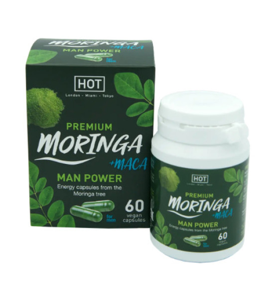 Libido Caps for men HOT Bio Moringa, 60 pcs - notaboo.es