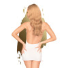 Plunging dress Penthouse, white, S/M - 1 - notaboo.es