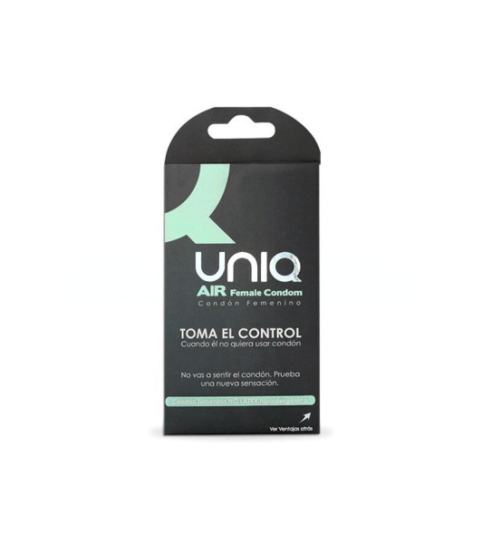 Preservativos femeninos UNIQ, sin látex, 3 uds - notaboo.es