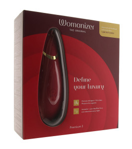 Estimulador de clítoris sin contacto Womanizer (Vumanayzer) Premium 2, burdeos - notaboo.es