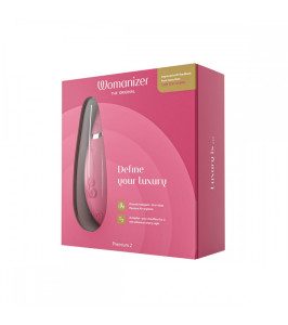 Estimulador de clítoris sin contacto Womanizer (Vumanayzer) Premium 2 Frambuesa, rosa - notaboo.es