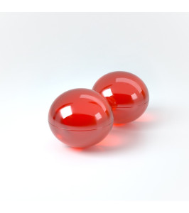 Crushious massage oil balls, with strawberry and champagne flavor and aroma, 2 pcs - notaboo.es