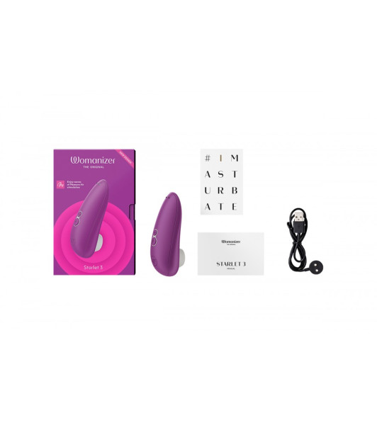 Non-contact clitoris stimulator Starlet 3 Womanizer, purple - 6 - notaboo.es