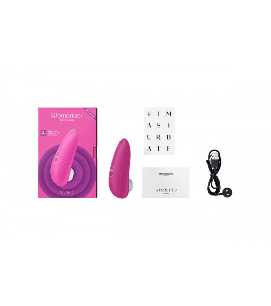 Non-contact clitoris stimulator Starlet 3 Womanizer, pink - 8 - notaboo.es