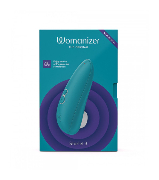 Non-contact clitoris stimulator Starlet 3 Womanizer, turquoise - 10 - notaboo.es