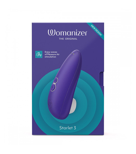 Non-contact clitoris stimulator Starlet 3 Womanizer, indigo - 10 - notaboo.es
