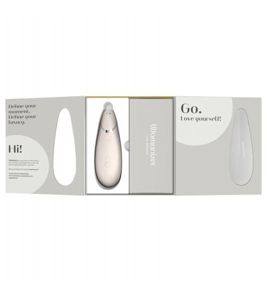 Non-contact clitoral stimulator Womanizer Premium 2, gray - 14 - notaboo.es