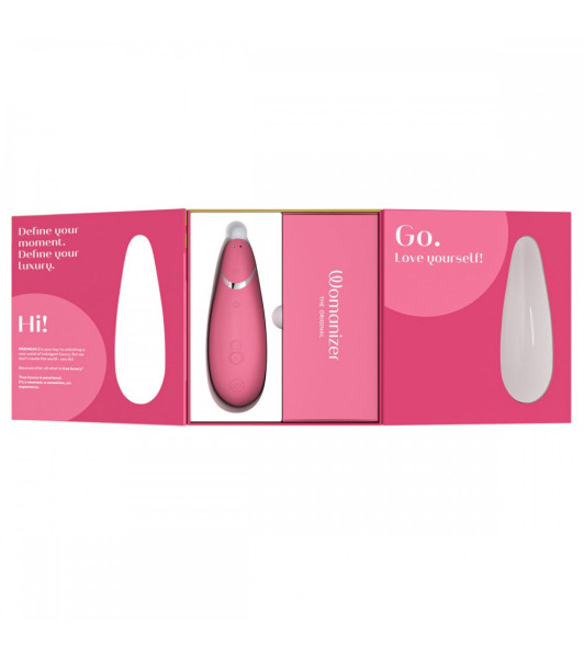 Non-contact clitoral stimulator Womanizer Premium 2, pink - 13 - notaboo.es
