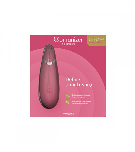Estimulador de clítoris sin contacto Womanizer Premium 2, rosa - 9 - notaboo.es