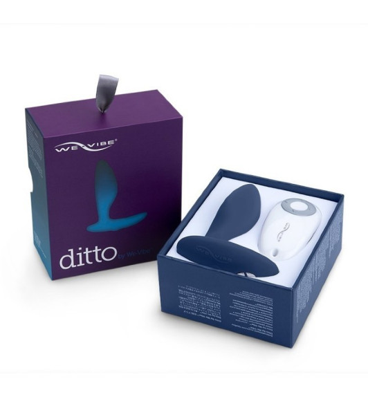 Ditto Remote Control Anal Plug by We-Vibe Blue, 8.8 x 3.2 cm - 9 - notaboo.es