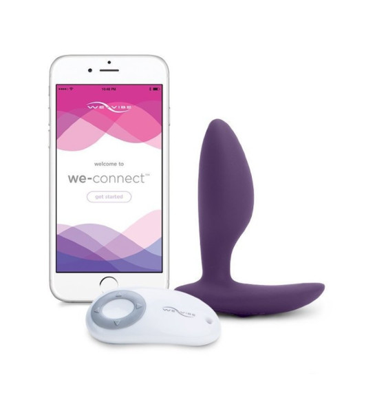 Plug anal con control remoto Ditto de We-Vibe, violeta, 8,8 x 3,2 cm - 1 - notaboo.es