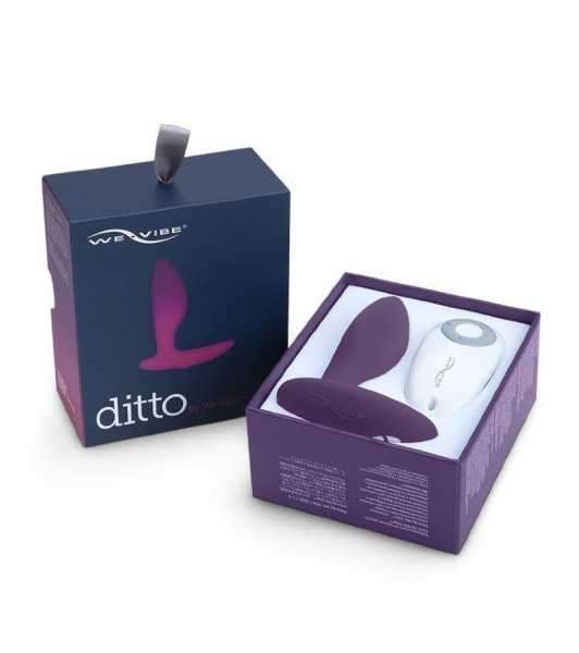 Plug anal con control remoto Ditto de We-Vibe, violeta, 8,8 x 3,2 cm - 3 - notaboo.es