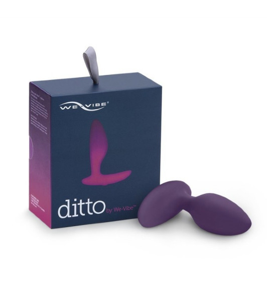 Plug anal con control remoto Ditto de We-Vibe, violeta, 8,8 x 3,2 cm - 4 - notaboo.es