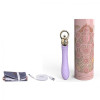 G-spot vibrator Zalo Courage, with heating function, purple, 20.5 x 3 cm - 2 - notaboo.es