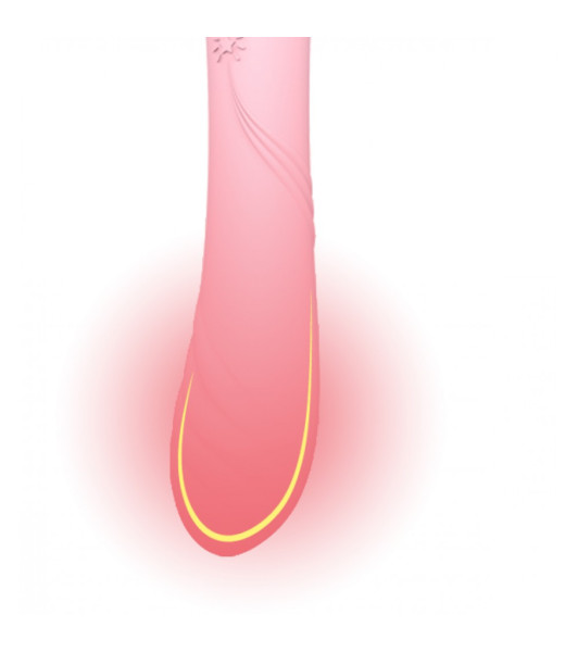 G-spot vibrator Zalo Courage, heated, pink, 20.5 x 3 cm - 6 - notaboo.es