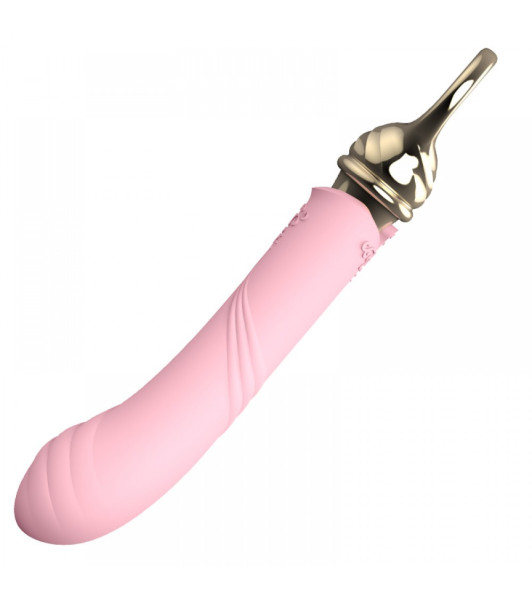 G-spot vibrator Zalo Courage, heated, pink, 20.5 x 3 cm - 1 - notaboo.es