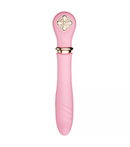 G-spot vibrator Zalo Desire, with heating function, pink, 23 x 3 cm - notaboo.es
