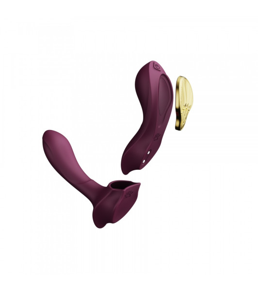 Panty vibrator AYA Zalo, with remote control, purple - 18 - notaboo.es
