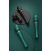 Micrófono vibrador Zalo Kyro Wand con boquillas, verde, 29 x 5,3 cm - 8 - notaboo.es