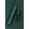Micrófono vibrador Zalo Kyro Wand con boquillas, verde, 29 x 5,3 cm - 10 - notaboo.es