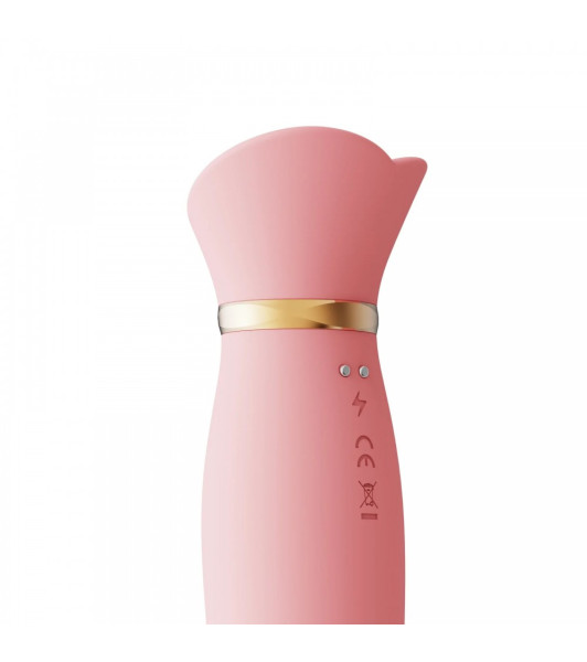 Rabbit vibrator Zalo Rabbit Thruster, with vacuum stimulation of the clitoris and heating, pink - 7 - notaboo.es