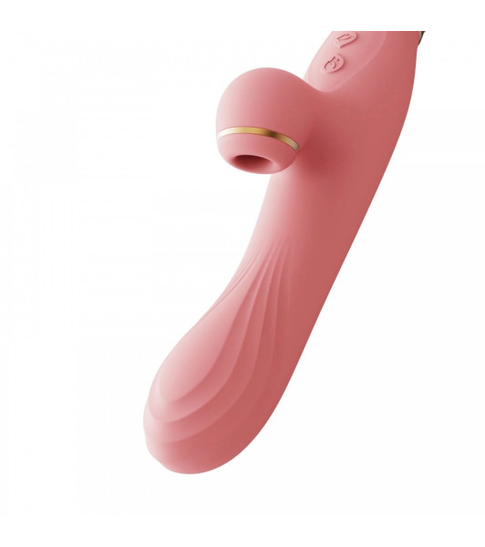 Rabbit vibrator Zalo Rabbit Thruster, with vacuum stimulation of the clitoris and heating, pink - 5 - notaboo.es