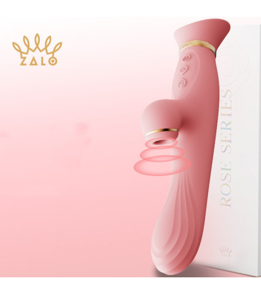 Rabbit vibrator Zalo Rabbit Thruster, with vacuum stimulation of the clitoris and heating, pink - 1 - notaboo.es
