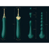 Double-sided universal vibrator ZALO BESS 2, with 4 nozzles and heating, black - 10 - notaboo.es
