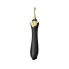 Double-sided universal vibrator ZALO BESS 2, with 4 nozzles and heating, black - 16 - notaboo.es