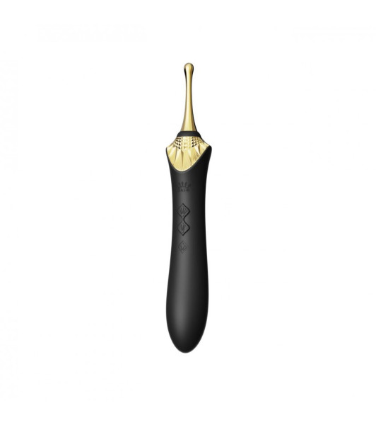 Double-sided universal vibrator ZALO BESS 2, with 4 nozzles and heating, black - 16 - notaboo.es
